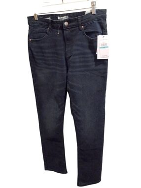 Calvin Klein Blue Jeans Women's Size 16 Slim Straight Dark Wash Stretch NWT